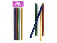 Klej do pistoletu na gorąco gr. 1,1 cm, dł. 20 cm BŁYSZCZĄCE DROBINKI opakowanie 5 szt