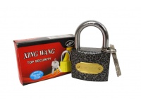 Kłódka metal 63 mm z trzema kluczykami xing wang NO:266