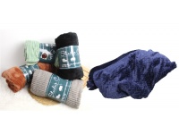 Koc, kocyk CIEPŁY, miękki 200x150 MIX KOLOR