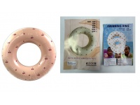 Koło dmuchane do pływania DELIKATNY WZÓR 90 cm MIX KOLOR