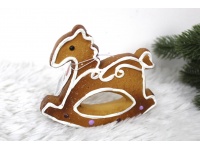 Koń na biegunach ceramiczne ala CIASTKO 12,5x11x2,7 cm