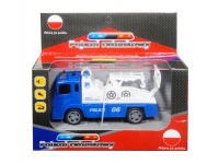 Auto POLICJA Z POLSKIM MODUŁEM GŁOSOWYM (światło, dźwięk) 13x5x4,5 cm