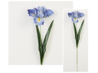 Gałązka IRYS wys. 57 cm kwiat 16x6 cm - FIOLETOWY