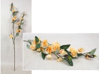 Kwiat KAMELIA wys. 86 cm (kwiat 5-2,5 cm) - POMARAŃCZOWY JASNY