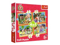 TREFL Puzzle 4w1 (12, 15, 20, 24 el.) Cocomelon - poznaj bohaterów