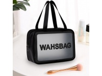 Kosmetyczka średnia PCV WASHBAG CZARNA 30x20x12 cm