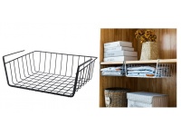 Kosz wiszący, podwieszany CZARNY 32x20x8,5 cm