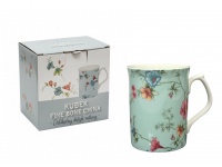 Kubek ceramiczny w kwiaty Delikatny dotyk natury 9x7 cm 260 ml