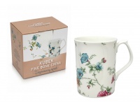 Kubek ceramiczny w kwiaty Zaczarowany ogród 9x7 cm 260 ml