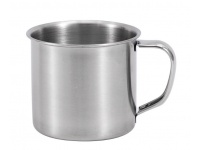 Kubek stalowy z uchem 12,5x12 cm