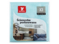 KUCHCIK Ścierka perforowana (38x38 cm) - kpl 3 szt
