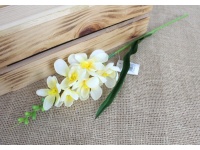 Kwiat FREZJA wys. 40 cm (kwiat 17x8 cm) - ŻÓŁTY pastel