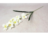 Kwiat FREZJA wys. 62 cm (9 kwiatów 7x2 cm) BIAŁA