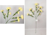 Kwiat GOŹDZIK wys. 84 cm, 5 ramion (10 kwiatów 8-5 cm) ŻÓŁTY