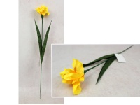 Kwiat IRYS wys. 59 cm ( kwiat 11x7 cm) ŻÓŁTY