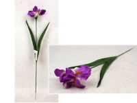 Kwiat IRYS wys. 59 cm ( kwiat 11x7 cm) FIOLETOWY