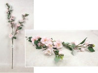 Kwiat KAMELIA wys. 86 cm (kwiat 5-2,5 cm) - RÓŻOWY PASTELOWY