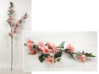 Kwiat KAMELIA wys. 86 cm (kwiat 5-2,5 cm) - RÓŻOWY JASNY