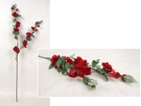 Kwiat KAMELIA wys. 86 cm (kwiat 5-2,5 cm) - CZERWONY