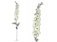 Kwiat LEWKONIA omszona łodyga 105 cm (22 kwiaty 8-6 cm) ŚMIETANOWA