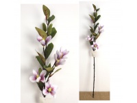 Kwiat MAGNOLIA wys. 76 cm (5 kwiatów 8 cm) jasno FIOLETOWA