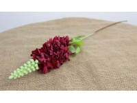 Kwiat OSTRÓŻKA wys. 66 cm - bordowa