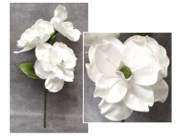 Kwiat piankowy DALIA wys. 70 cm (3 kwiaty 29-33 cm) BIAŁY