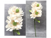 Kwiat piankowy DALIA wys. 80 cm (2 kwiaty 25 cm) BRZOSKWINIOWY