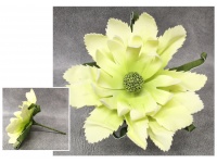 Kwiat piankowy MAGNOLIA postrzępiona wys. 30 (kwiat 35 cm) ZIELONY