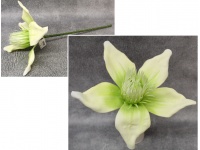 Kwiat piankowy MAGNOLIA wys. 50 cm (kwiat 24 cm) ZIELONY