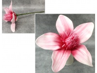 Kwiat piankowy MAGNOLIA wys. 50 (kwiat 28 cm) RÓŻOWY