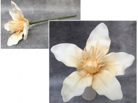 Kwiat piankowy MAGNOLIA wys. 50 (kwiat 28 cm) BRZOSKWINIOWY