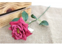 Kwiat RÓŻA wys. 36 (kwiat 9x3,5 cm) CZERWONA