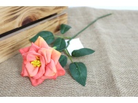 Kwiat RÓŻA wys. 36 (kwiat 9x3,5 cm) HERBACIANA