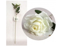 Kwiat RÓŻA wys. 50 cm ( kwiat 9 cm) BIAŁA