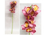 Kwiat STORCZYK orchidea wys. 61 cm (7 kwiatów 7 cm) - RÓŻOWY cieniowany