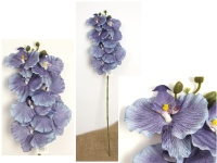 Kwiat STORCZYK wys. 71 cm (7 kwiatów 12-10 cm) NIEBIESKO-FIOLETOWY