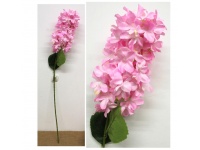 Kwiat sztuczny HORTENSJA drzewiasta podłużna wys. 90 cm kwiat 25 cm - RÓŻOWY