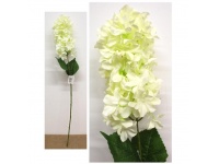 Kwiat sztuczny HORTENSJA drzewiasta podłużna wys. 90 cm kwiat 25 cm - ŚMIETANOWY