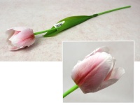 Kwiat TULIPAN 3D Print wys. 53 cm (kwiat 6x5 cm) jasno RÓŻOWY