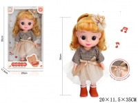 Lalka z dźwiękiem Happy life 20x11,5x35 cm