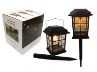 Lampa, lampka solarna szklana Z ŻARÓWKĄ 58x14,5 cm