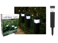 Lampa solarna ogrodowa kwadratowa światło zimne 39x6 cm