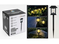Lampa solarna ogrodowa LED Latarnia z żarówką światło ciepłe 39x9 cm - 1 szt