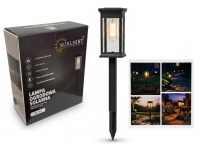 Lampa solarna ogrodowa LED Latarnia z żarówką światło ciepłe 43,5x7 cm - 1 szt