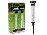 Lampa solarna ogrodowa LED Termometr światło zimne 35x6,5 cm - 1 szt