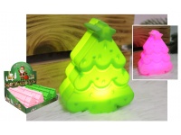 Lampion LED CHOINKA plastik KOLOR 11x8,5x4 cm - 1 szt