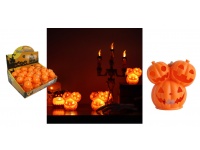 Lampka plastikowa LED DYNIA na Halloween 7x7 cm
