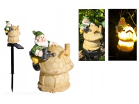 Lampka solarna, ogrodowa KRASNAL z domkiem 40 cm