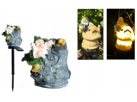 Lampka solarna, ogrodowa KRASNAL na skale 40 cm